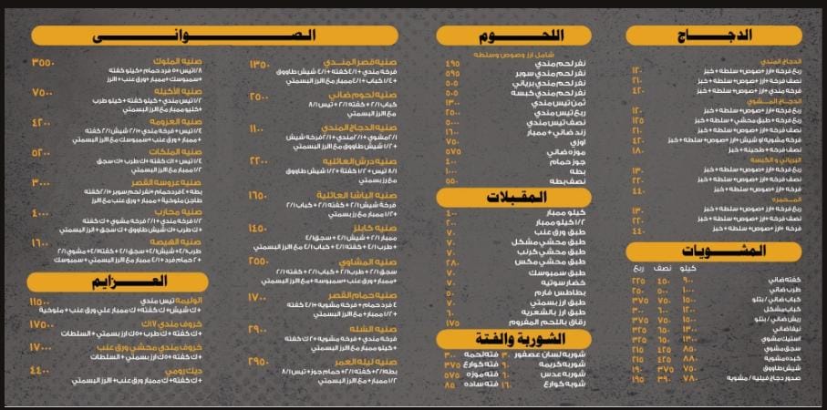 قصر المندي — أصل المندي 🍖